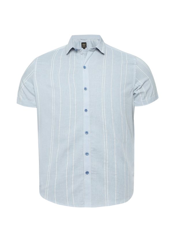 Campus Sutra Campus Sutra Košulja ' Kaiden '  plava / bijela