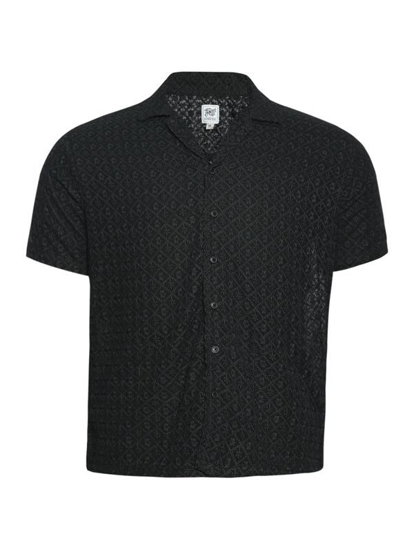 Campus Sutra Campus Sutra Košulja 'Milan'  crna