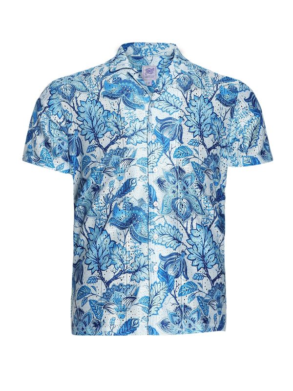 Campus Sutra Campus Sutra Košulja  plava / bijela