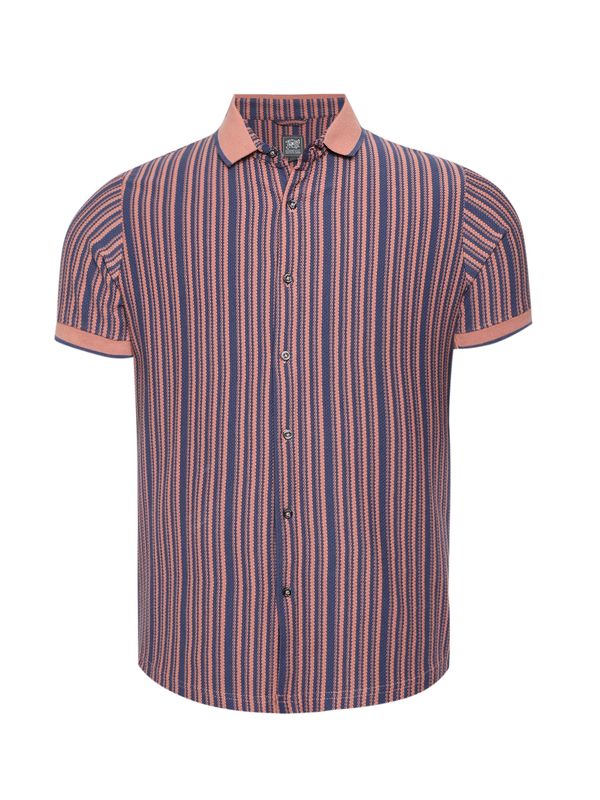 Campus Sutra Campus Sutra Košulja 'Vincent'  golublje plava / prljavo roza