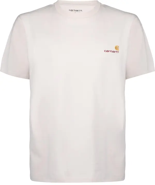 Carhartt WIP Carhartt WIP Majica 'American Script'  pijesak / bijela