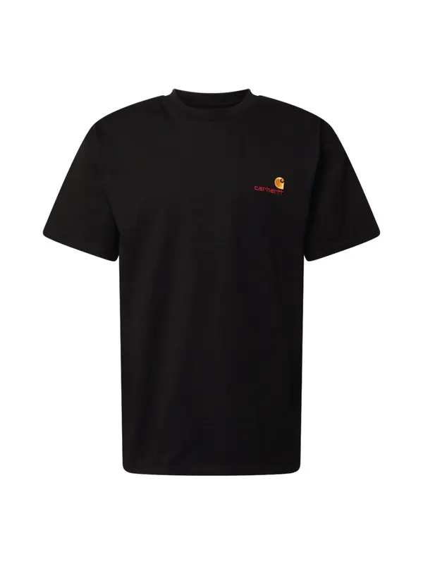 Carhartt WIP Carhartt WIP Majica 'American Script'  zlatno žuta / burgund / crna