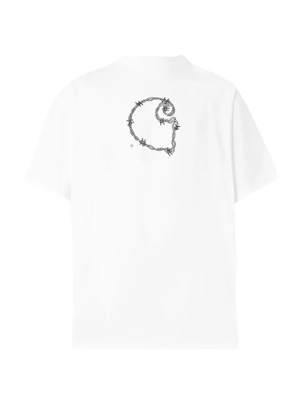 Carhartt WIP Carhartt WIP Majica 'Barbwire'  crna / bijela