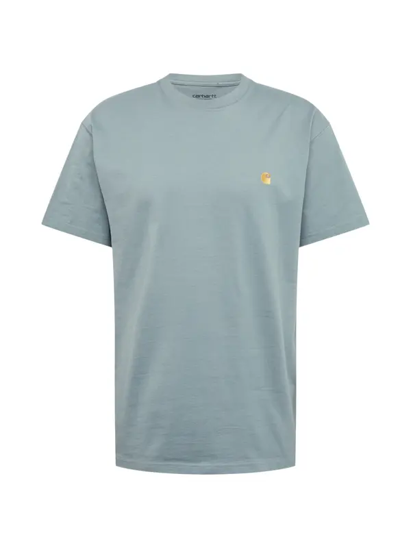 Carhartt WIP Carhartt WIP Majica 'Chase'  sivkasto plava / zlatna