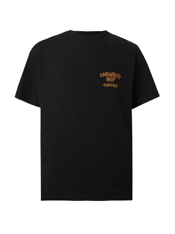Carhartt WIP Carhartt WIP Majica 'Coffee Break'  sepija / tamo siva / crna / bijela