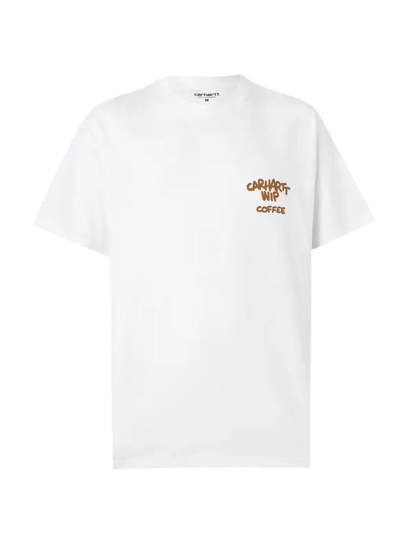 Carhartt WIP Carhartt WIP Majica 'Coffee Break'  svijetlosmeđa / crna / bijela