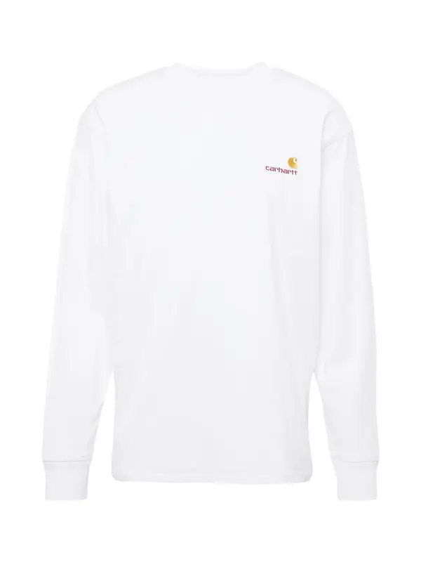 Carhartt WIP Carhartt WIP Majica  narančasto žuta / boja vina / bijela