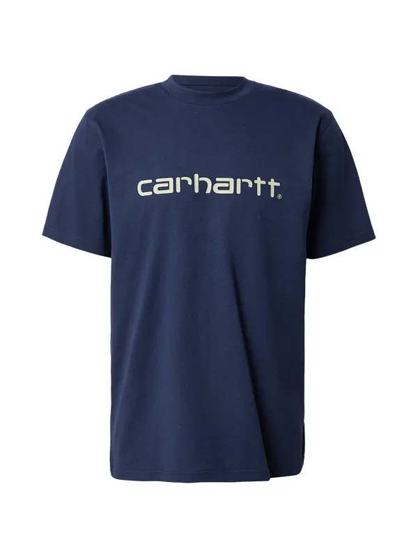Carhartt WIP Carhartt WIP Majica 'Script'  mornarsko plava / limeta