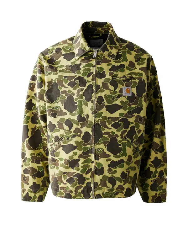 Carhartt WIP Carhartt WIP Prijelazna jakna 'Duck Detroit'  smeđa / kaki / maslinasta / svijetlozelena