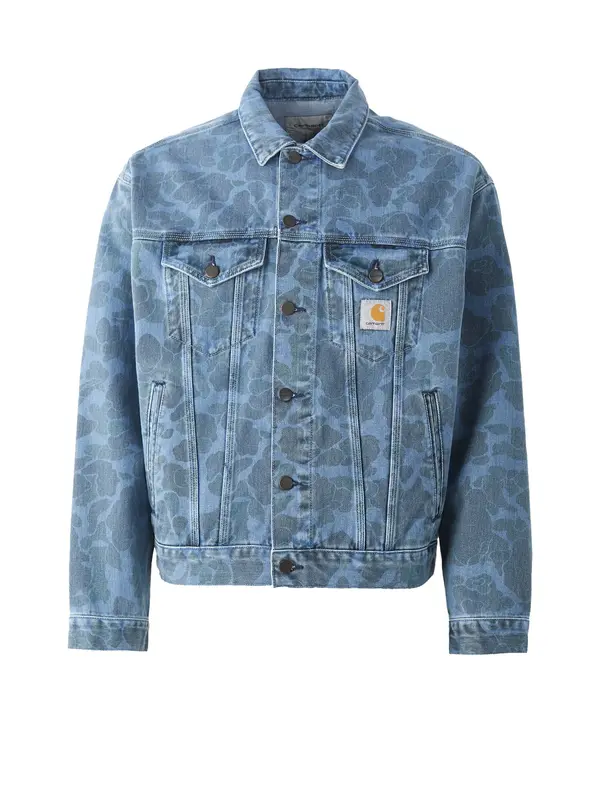 Carhartt WIP Carhartt WIP Prijelazna jakna 'Helston'  svijetloplava / antracit siva