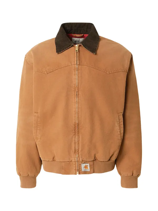 Carhartt WIP Carhartt WIP Prijelazna jakna 'OG Santa Fe'  svijetlosmeđa / tamno smeđa
