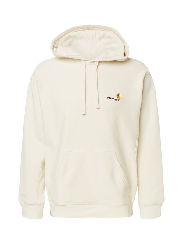 Carhartt WIP Carhartt WIP Sweater majica 'American Script'  boja pijeska / zlatno žuta / merlot