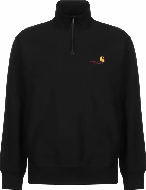 Carhartt WIP Carhartt WIP Sweater majica 'American Script'  crna