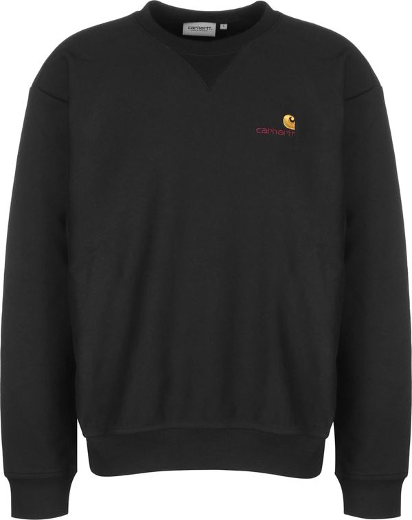 Carhartt WIP Carhartt WIP Sweater majica 'American Script'  crna