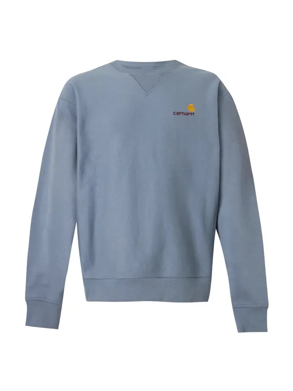 Carhartt WIP Carhartt WIP Sweater majica 'American Script'  golublje plava