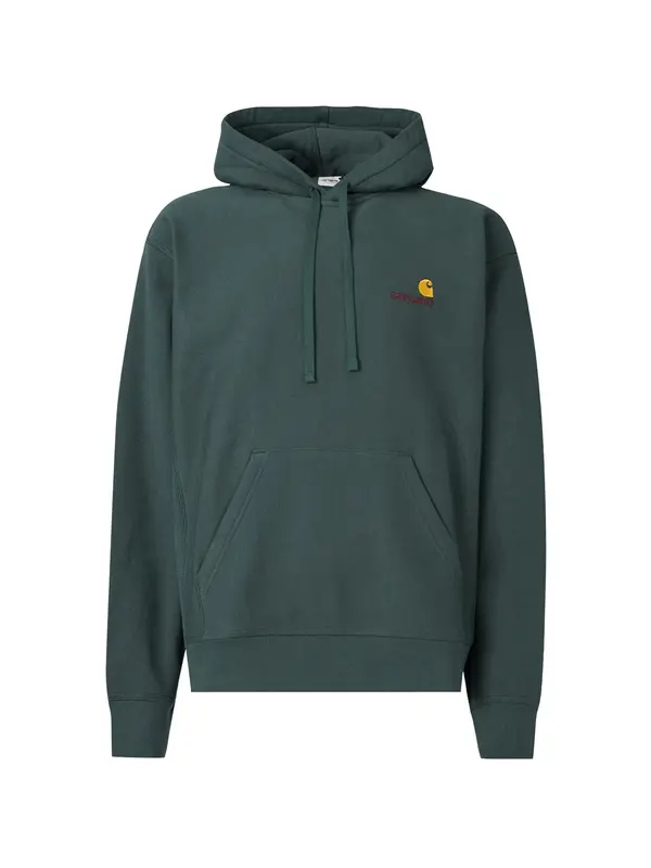 Carhartt WIP Carhartt WIP Sweater majica 'American Script'  kraljevski zelena