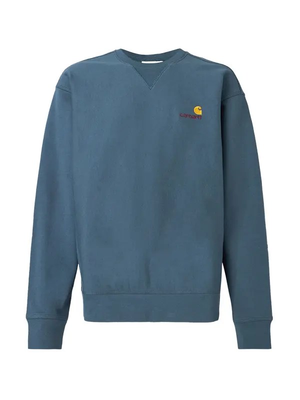 Carhartt WIP Carhartt WIP Sweater majica 'American Script'  safirno plava