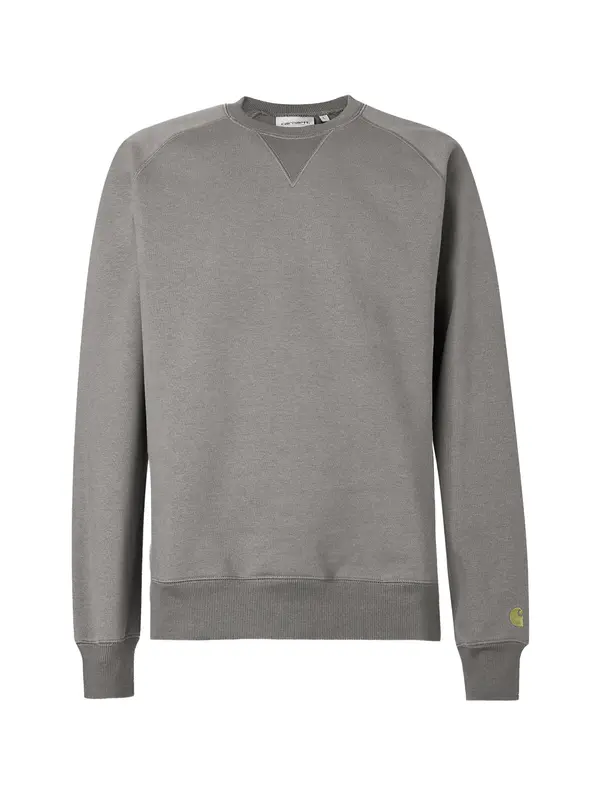 Carhartt WIP Carhartt WIP Sweater majica 'Chase'  žuta / siva
