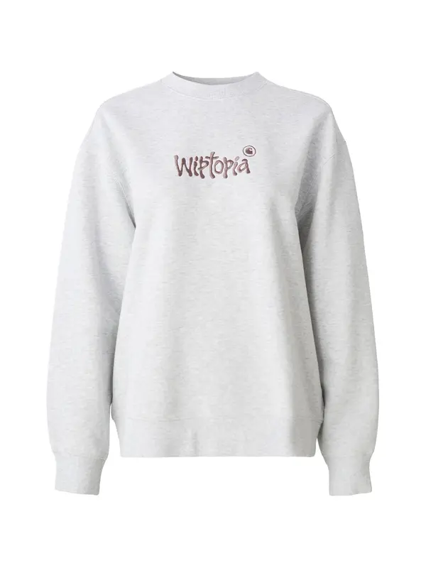 Carhartt WIP Carhartt WIP Sweater majica 'Wiptopia'  svijetloplava / svijetlosiva / sivkasto ljubičasta (mauve) / crna