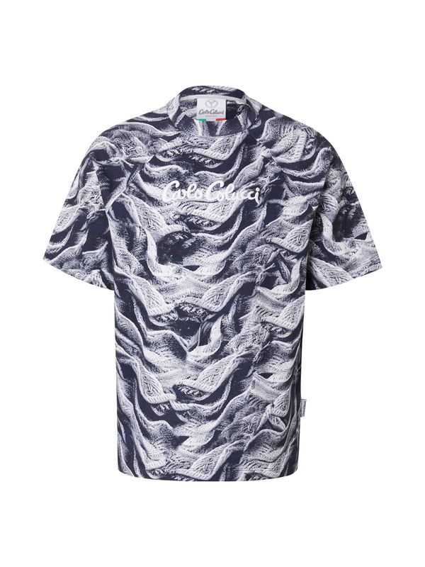 Carlo Colucci Carlo Colucci Majica  tamno plava / bijela