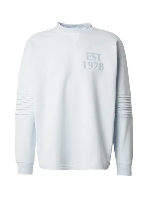 Carlo Colucci Carlo Colucci Sweater majica 'Faustini'  plava / azur / svijetloplava