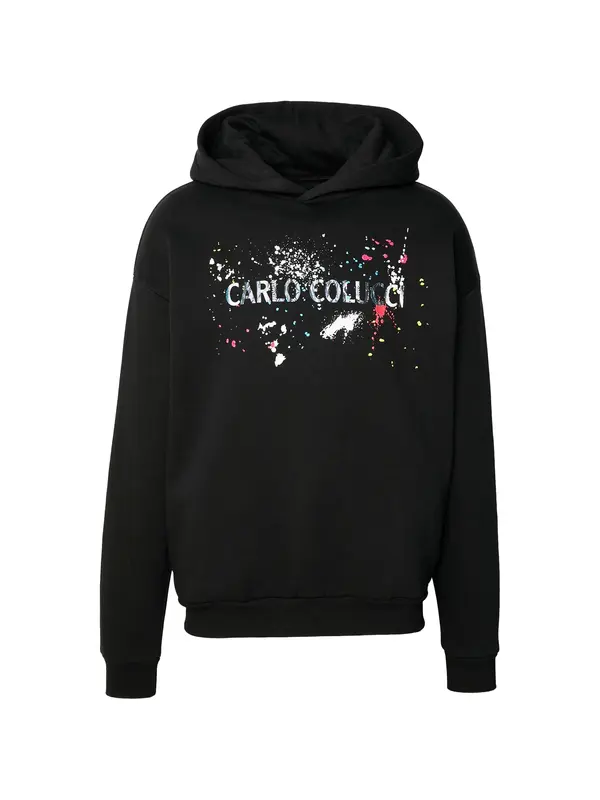 Carlo Colucci Carlo Colucci Sweater majica  plava / crvena / crna / bijela
