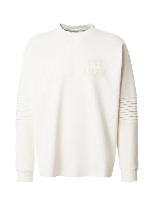 Carlo Colucci Carlo Colucci Sweater majica  toplo smeđa / tamno smeđa / bijela
