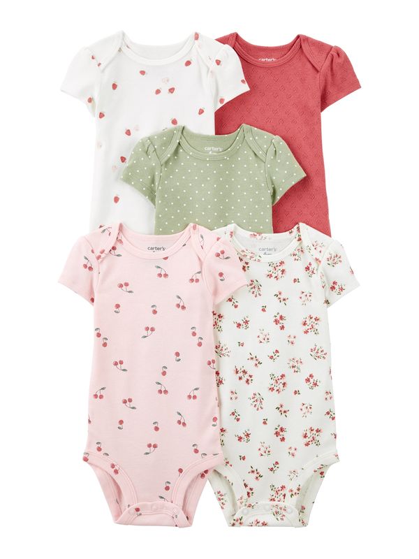 Carter's Carter's Dječji bodi  petrol / pastelno zelena / roza / klasično crvena / bijela