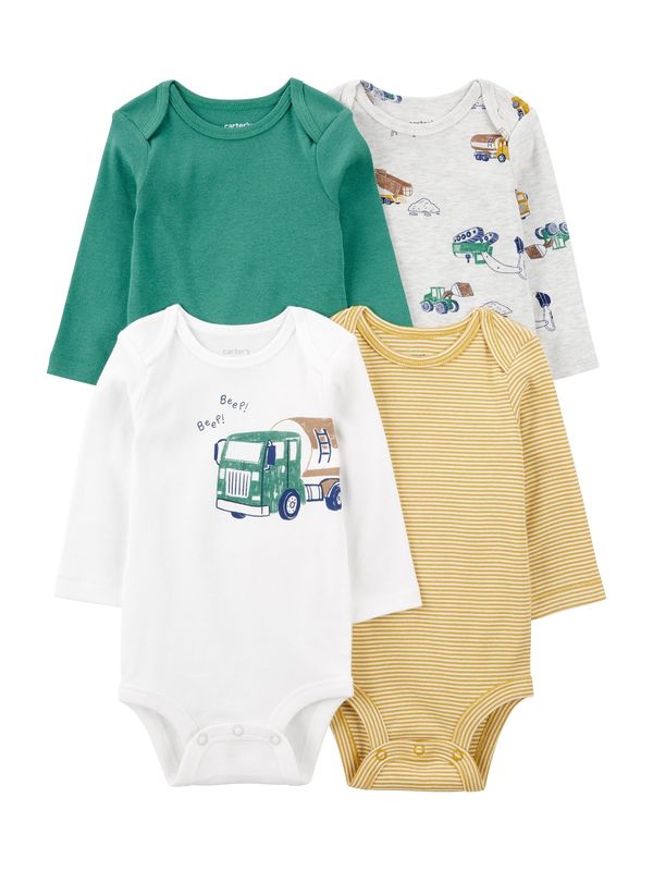 Carter's Carter's Dječji bodi  senf / svijetlosiva / žad / bijela