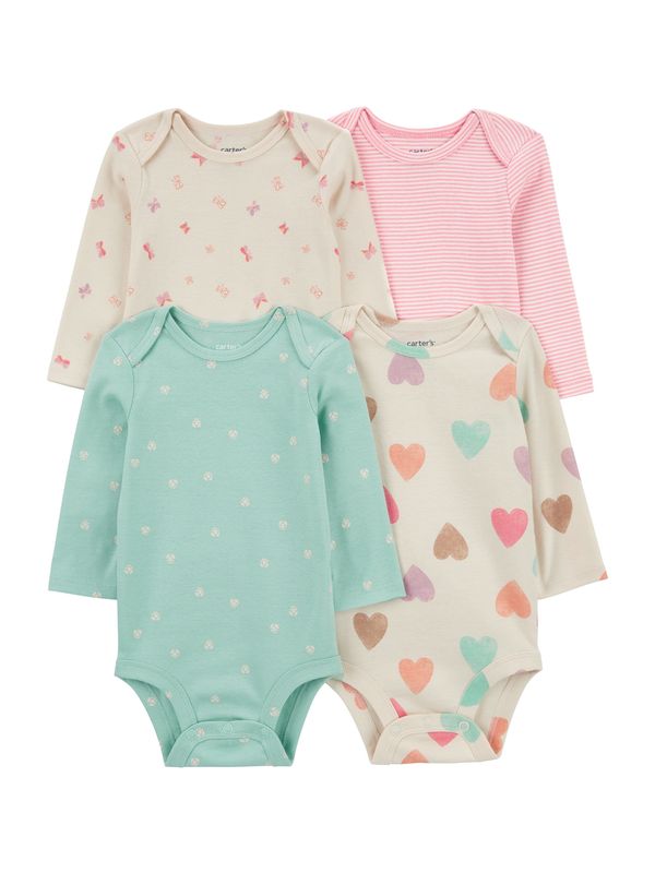 Carter's Carter's Dječji bodi  sivkasto bež / menta / narančasta / svijetloroza