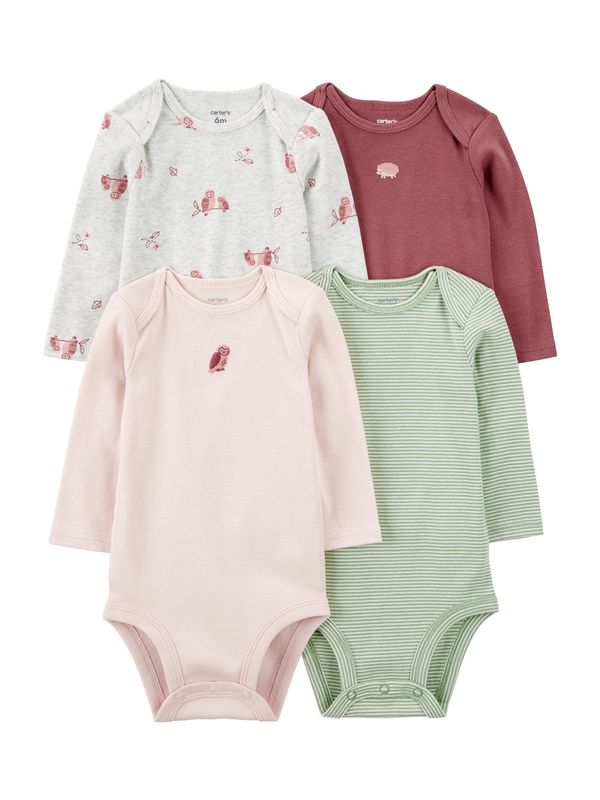 Carter's Carter's Dječji bodi  svijetlosiva / svijetlozelena / roza / bordo