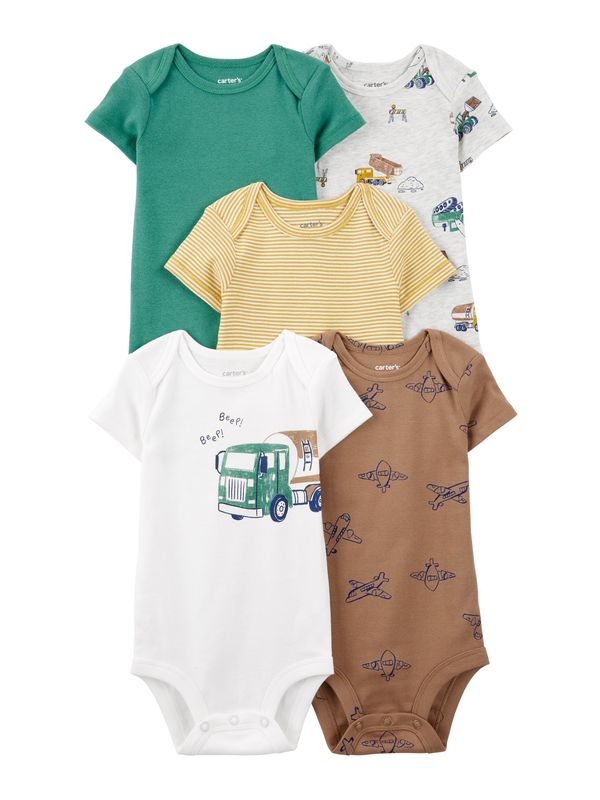 Carter's Carter's Dječji bodi  žuta / svijetlosiva / smaragdno zelena / bijela