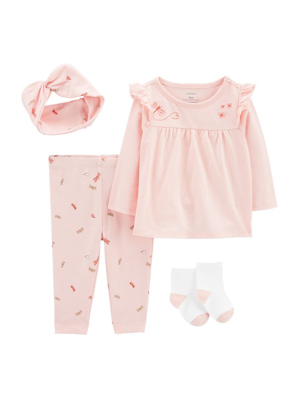 Carter's Carter's Komplet  bež siva / roza / svijetlocrvena / bijela