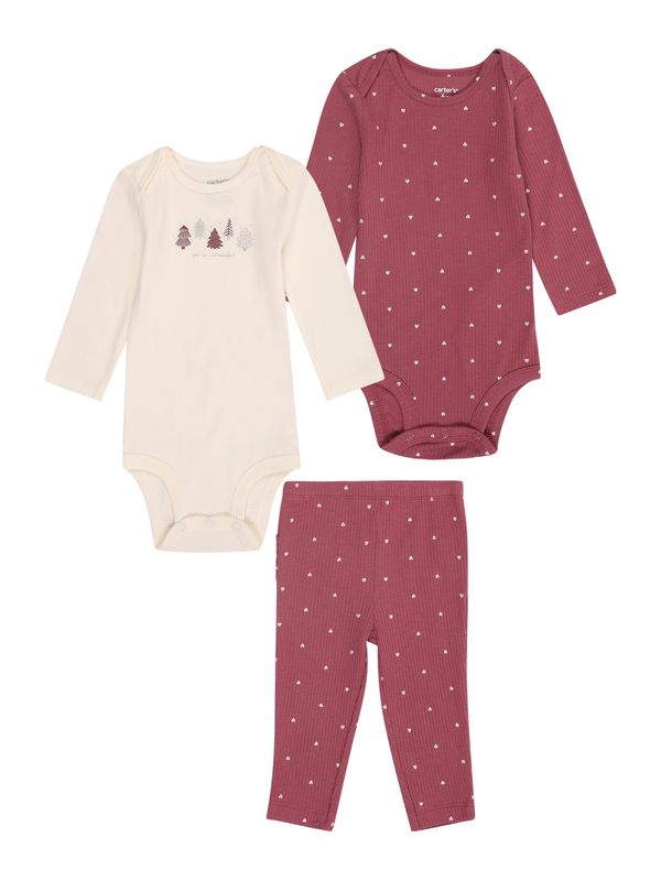 Carter's Carter's Komplet  burgund / bijela