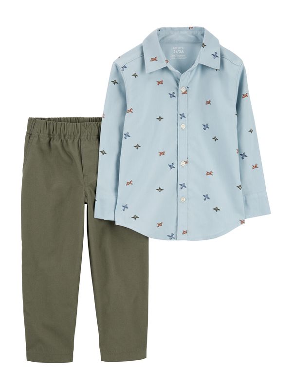 Carter's Carter's Komplet  pastelno plava / maslinasta / tamno zelena / narančasta