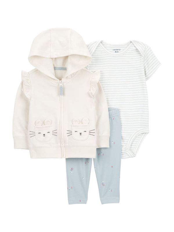 Carter's Carter's Komplet  svijetloplava / tamno smeđa / puder roza / bijela