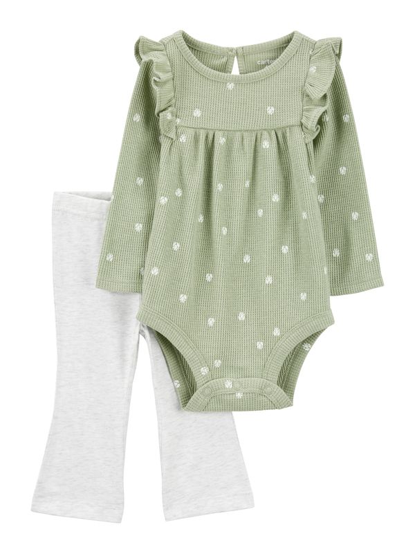 Carter's Carter's Komplet  svijetlosiva / sivkasto zelena / prljavo bijela