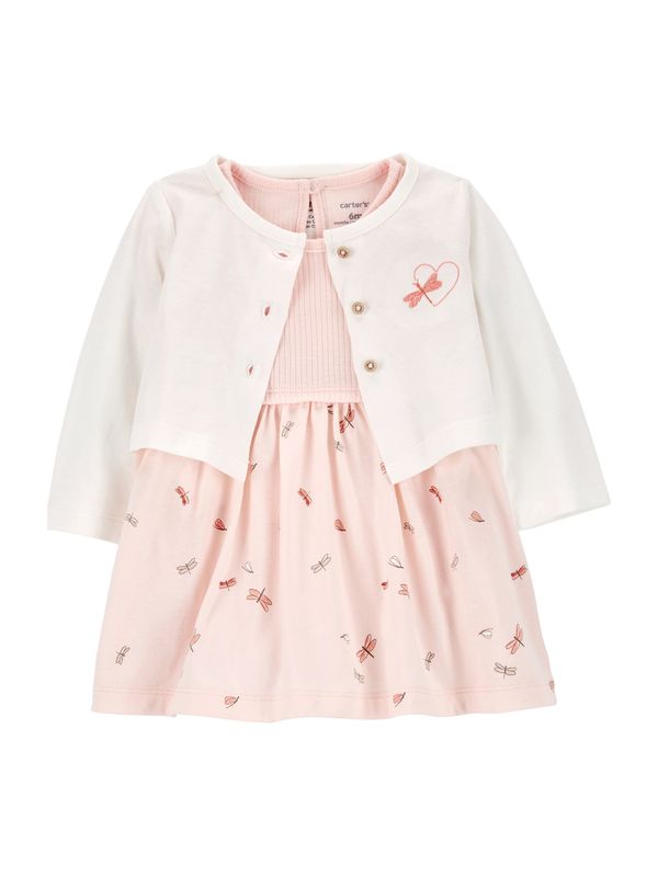 Carter's Carter's Komplet  tamo siva / koraljna / roza / bijela