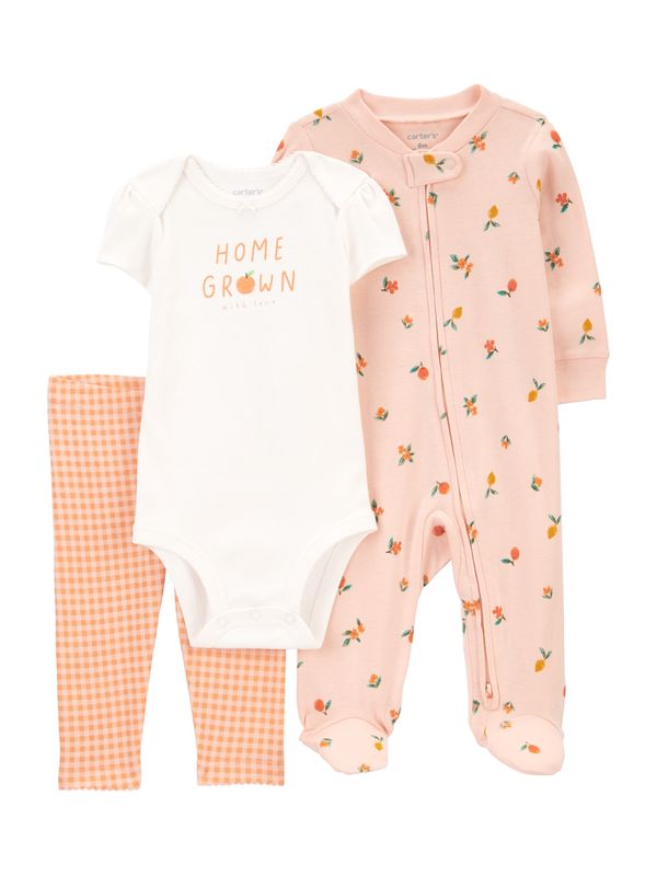 Carter's Carter's Komplet  zelena / marelica / roza / bijela