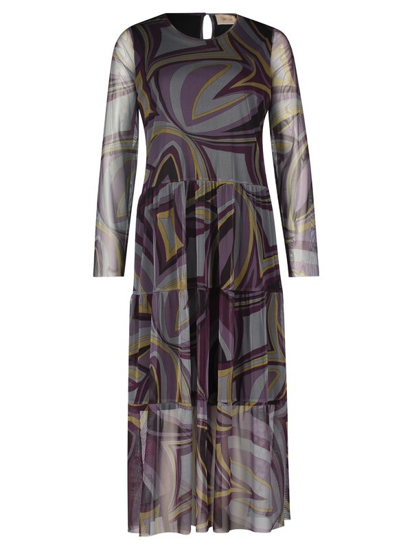 Cartoon Cartoon Haljina  žuta / ljubičasto crvena / svijetloljubičasta / crna