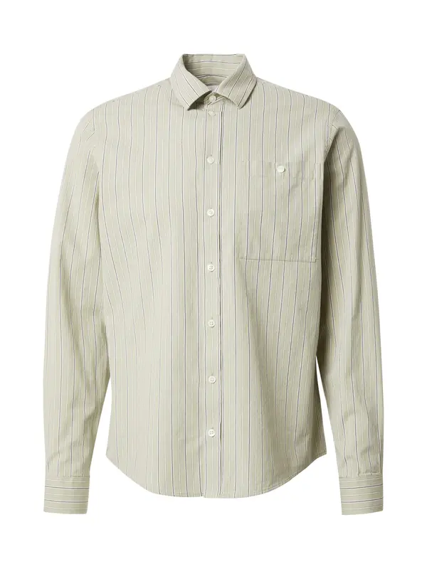 Casual Friday Casual Friday Košulja 'FREDDI'  pastelno zelena / crna / bijela