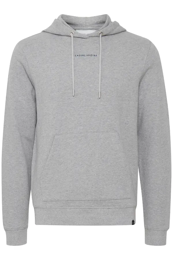 Casual Friday Casual Friday Sweater majica 'CF Sinius'  morsko plava / siva melange