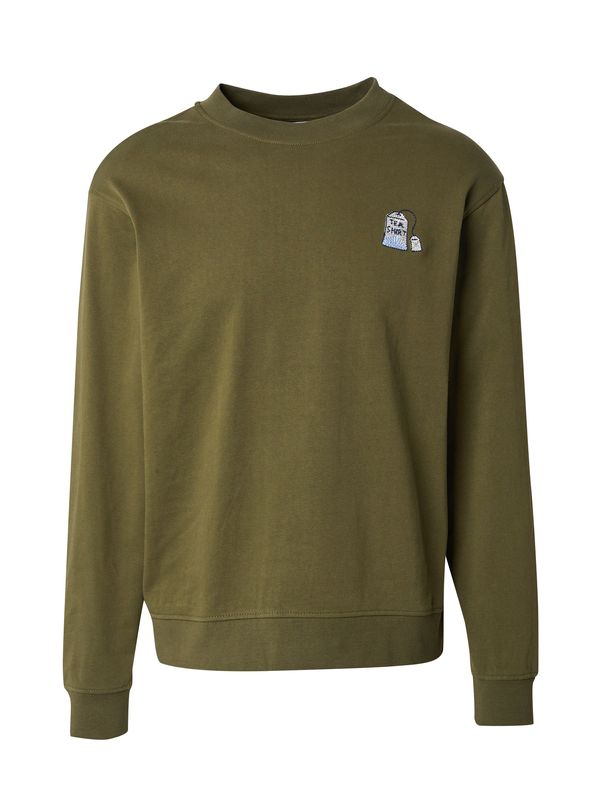 Casual Friday Casual Friday Sweater majica 'Liams'  mornarsko plava / svijetloplava / kaki / bijela