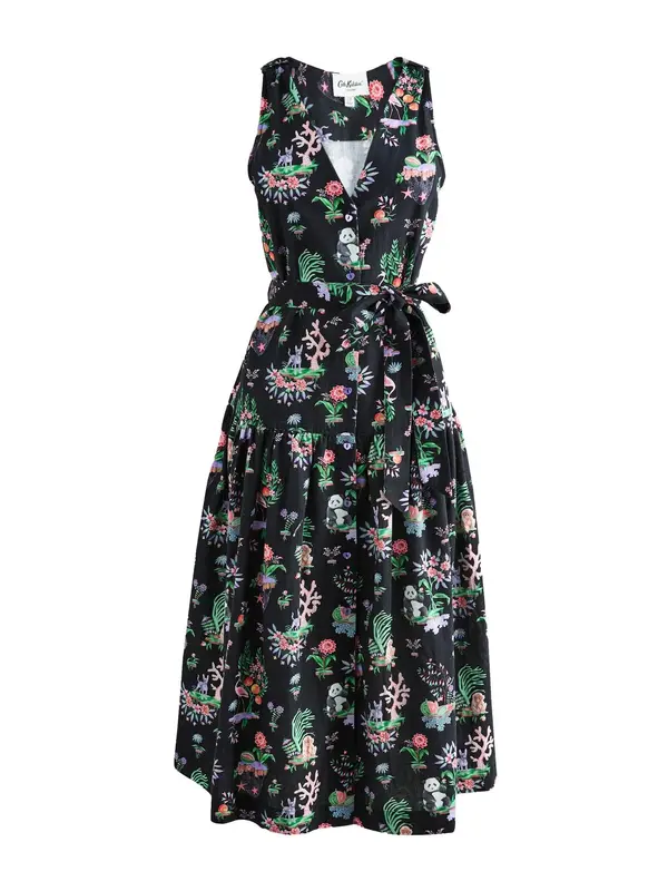 Cath Kidston Cath Kidston Haljina 'Island'  travnato zelena / roza / crna