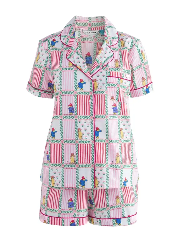 Cath Kidston Cath Kidston Kratke hlače za spavanje 'Paddington'  plava / zelena / roza / bijela