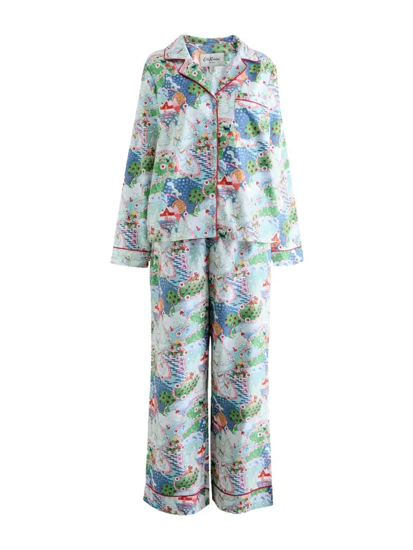 Cath Kidston Cath Kidston Pidžama  plava / pastelno plava / zelena / crvena / bijela