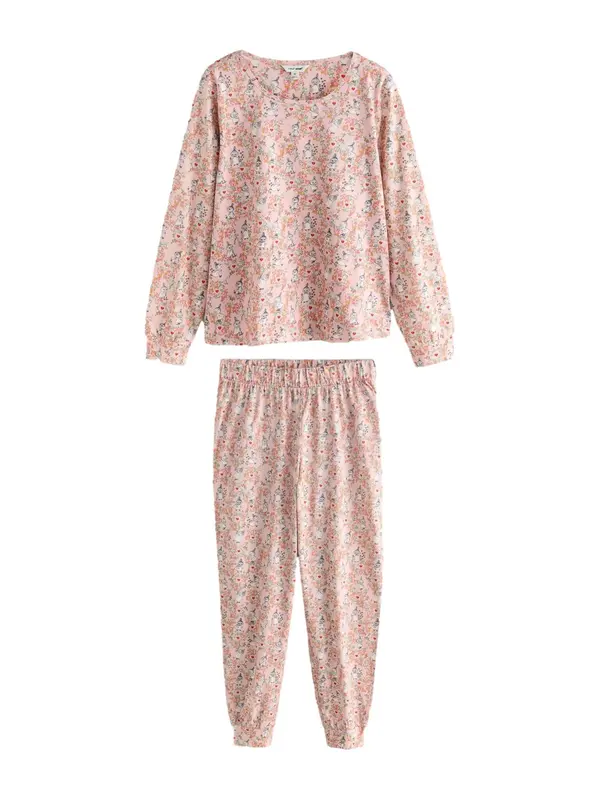 Cath Kidston Cath Kidston Pidžama  siva / pastelno roza / crvena