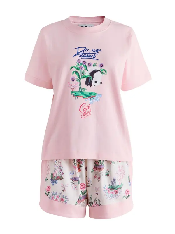 Cath Kidston Cath Kidston Pidžama  zelena / roza / crna / bijela