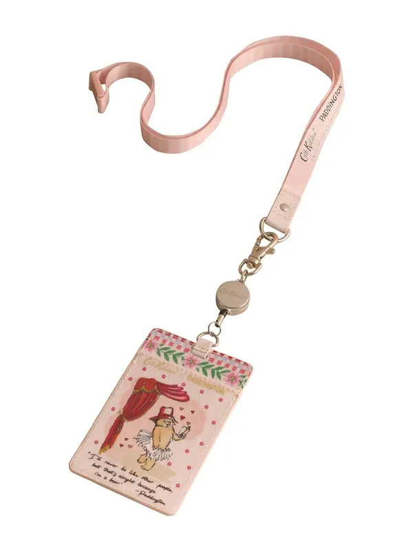 Cath Kidston Cath Kidston Privjesak za ključeve 'Paddington Blossom'  pastelno roza / crvena / crna / bijela