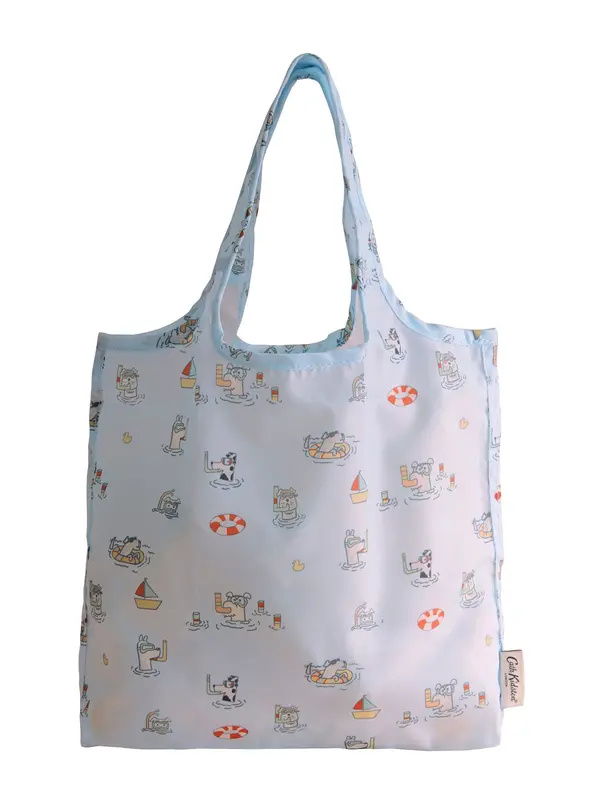 Cath Kidston Cath Kidston Shopper torba 'Cath Kidston'  bež / svijetloplava / crvena / crna